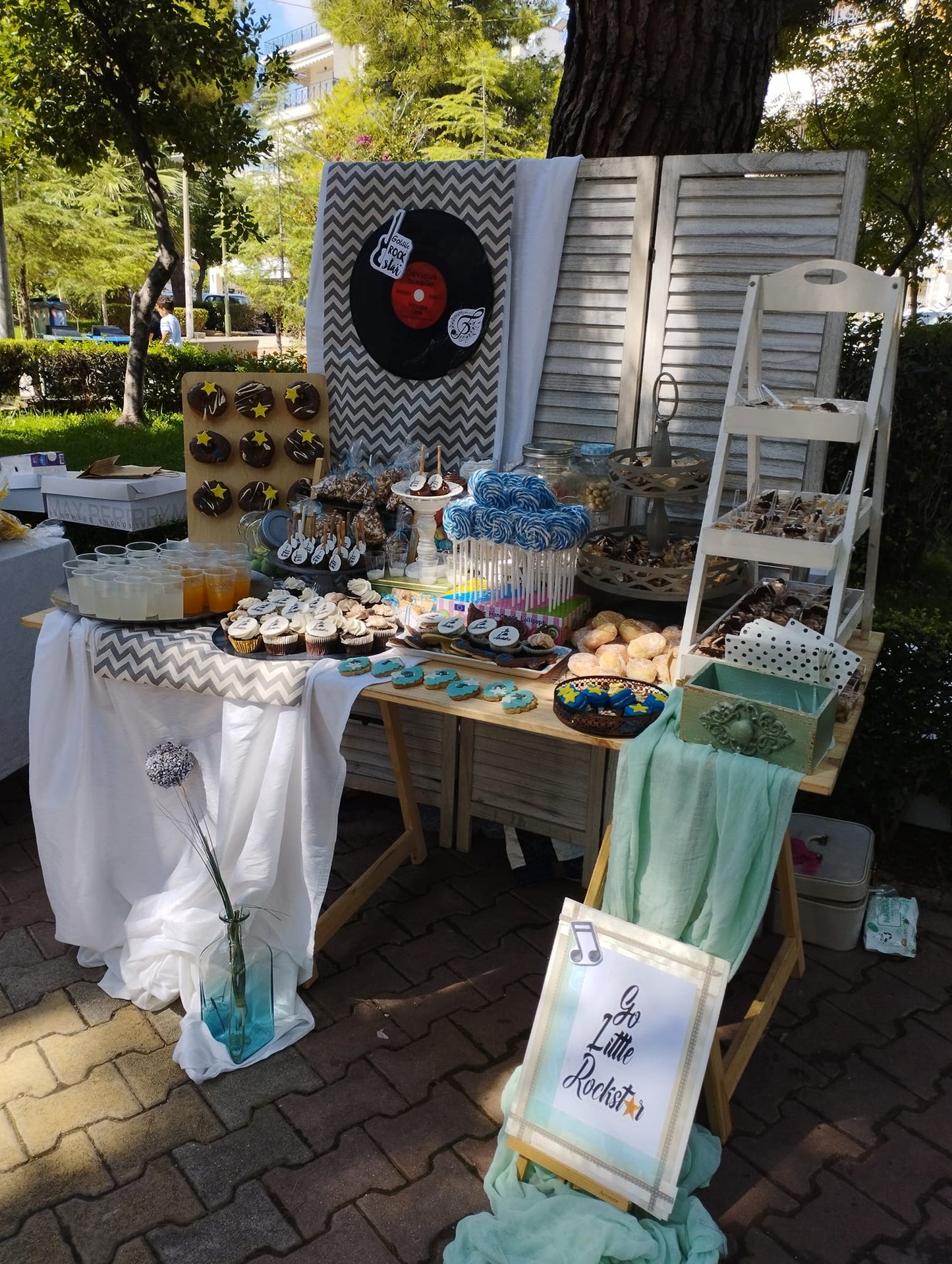Candy bar 100 ατόμων με θέμα μουσική