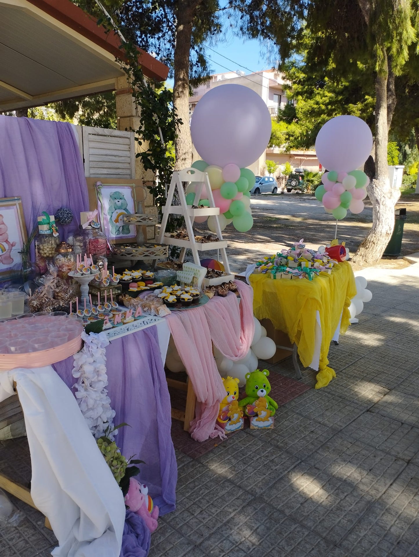 Candy bar 100 ατόμων με θέμα Αρκουδάκια της αγάπης