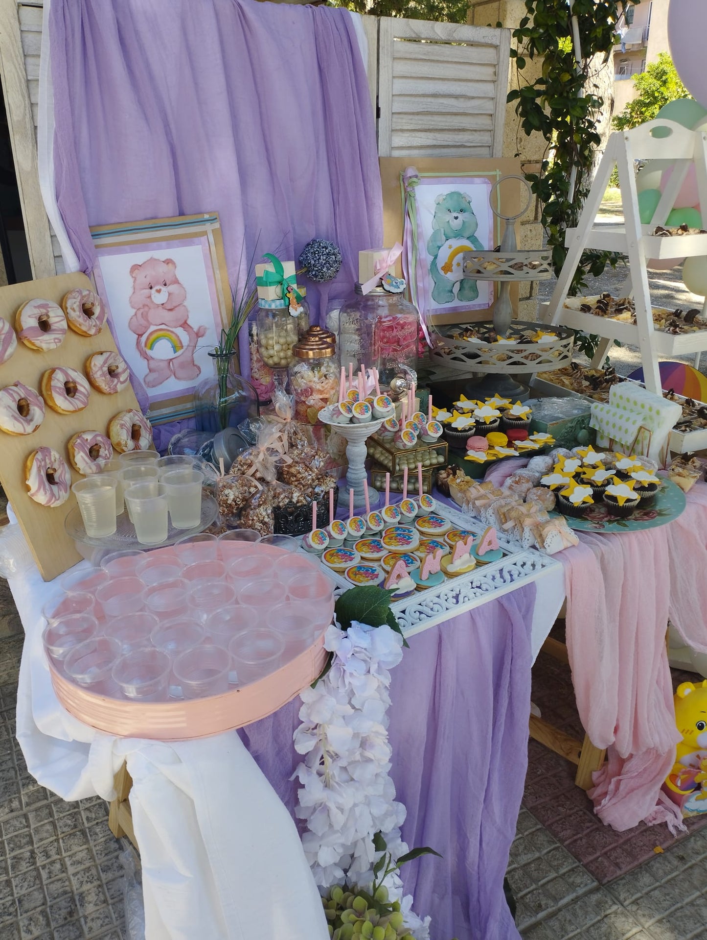 Candy bar 100 ατόμων με θέμα Αρκουδάκια της αγάπης