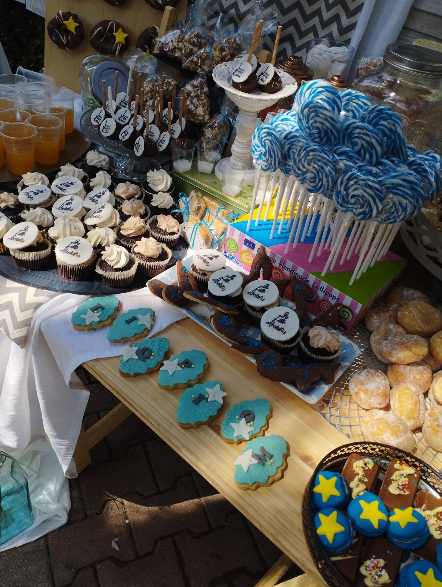 Candy bar 100 ατόμων με θέμα μουσική