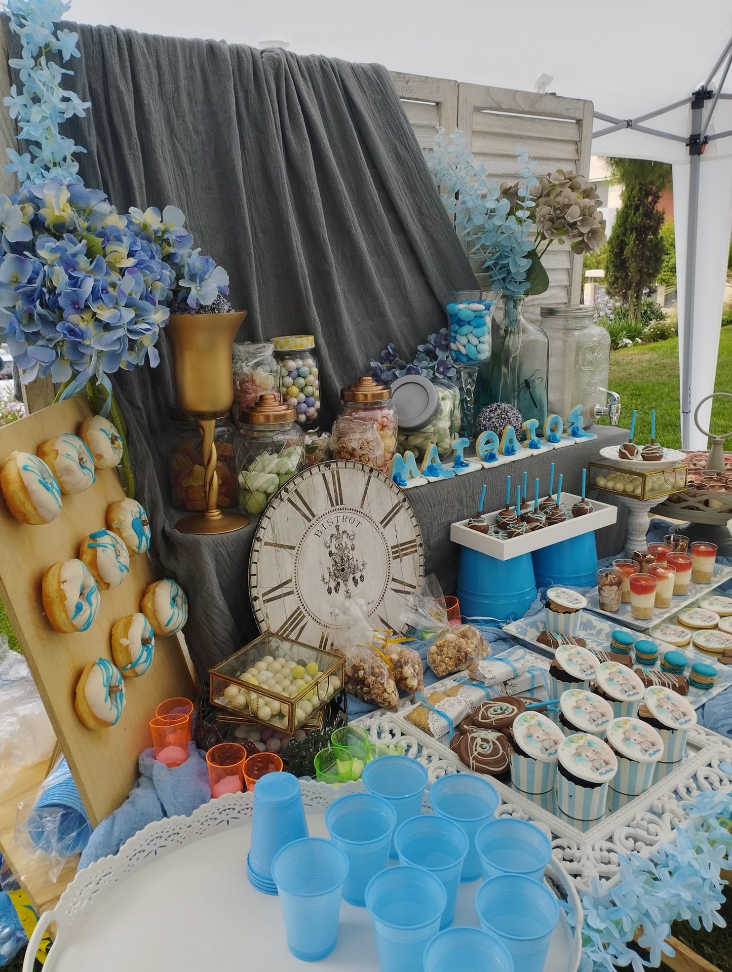 Candy bar 100 ατόμων με θέμα Ελεφαντάκι