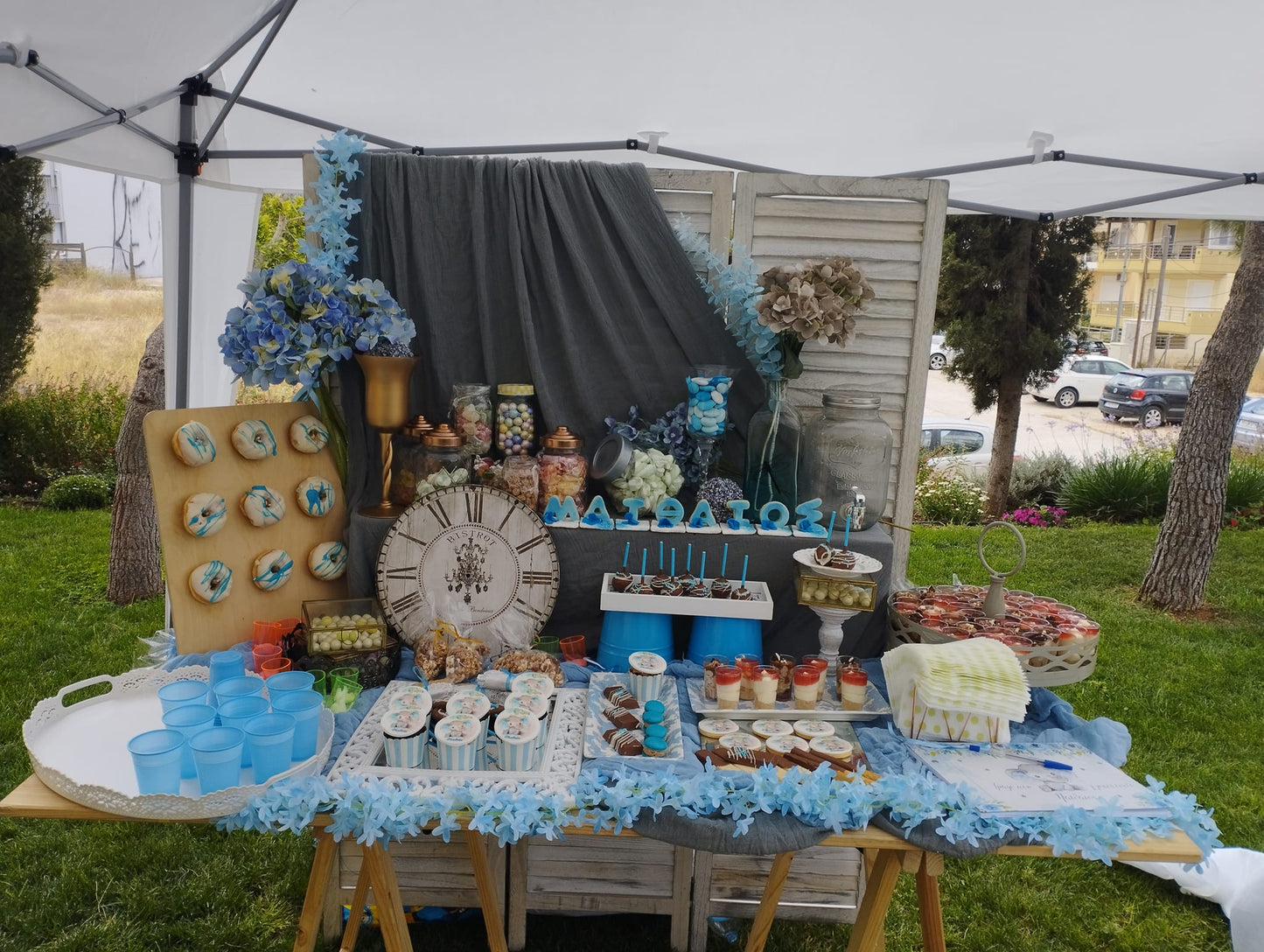 Candy bar 100 ατόμων με θέμα Ελεφαντάκι