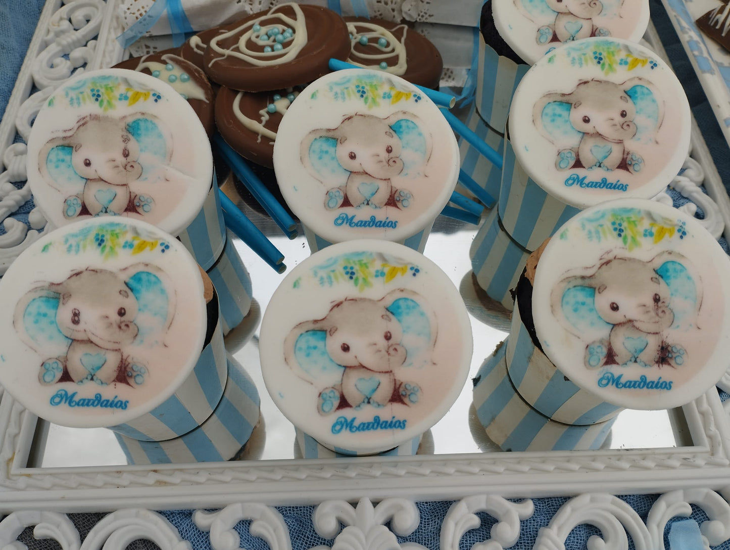 Candy bar 100 ατόμων με θέμα Ελεφαντάκι