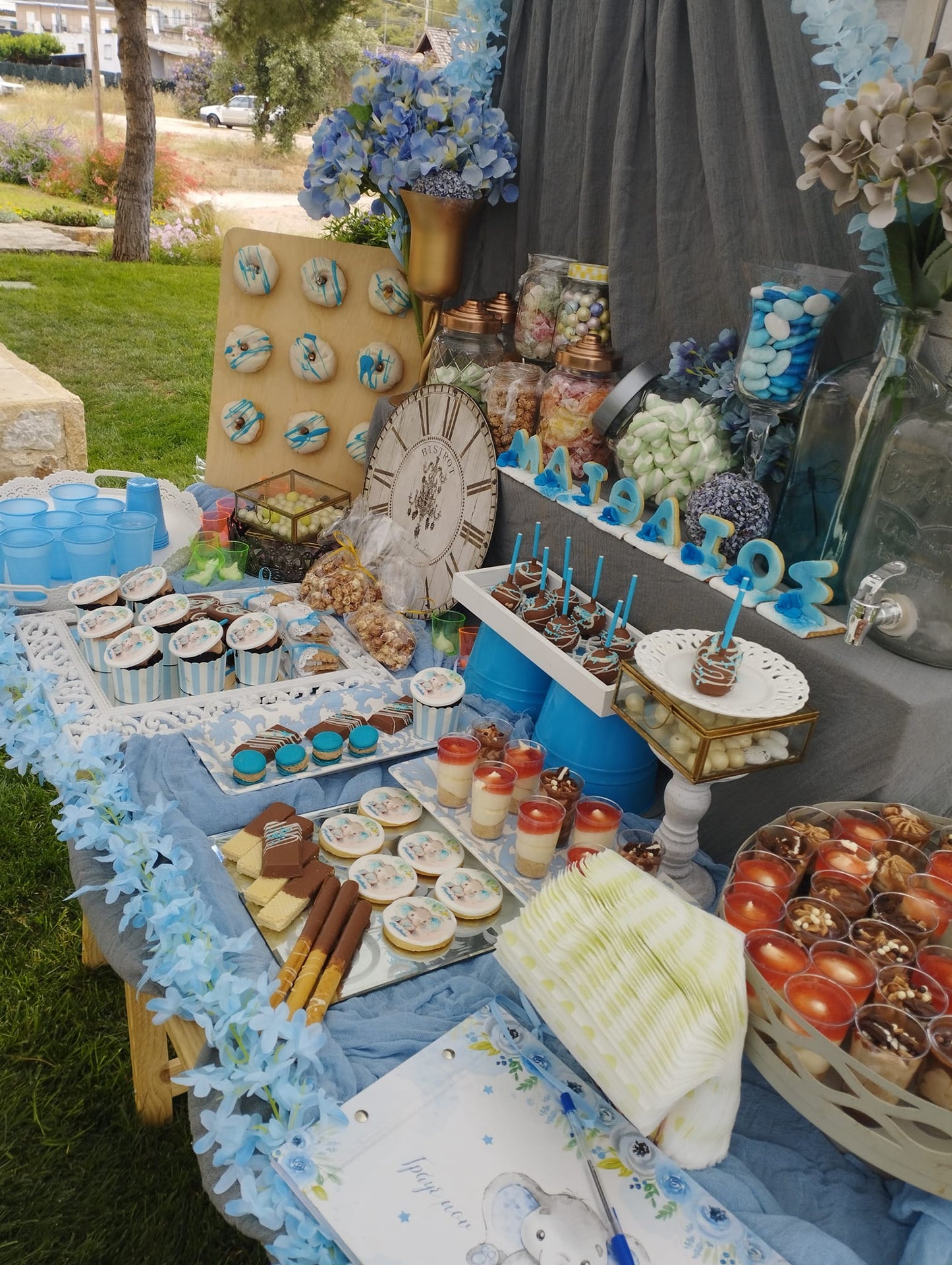 Candy bar 100 ατόμων με θέμα Ελεφαντάκι