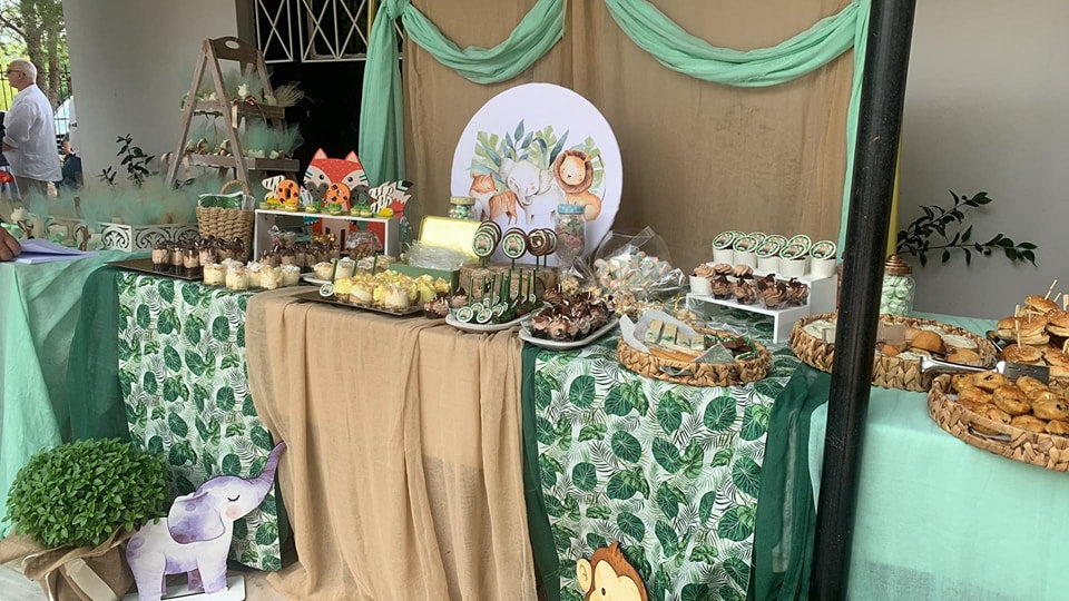 Candy bar 100 ατόμων με θέμα Ζωάκια του δάσους