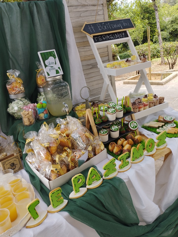 Candy bar 100 ατόμων με θέμα Παναθηναικός