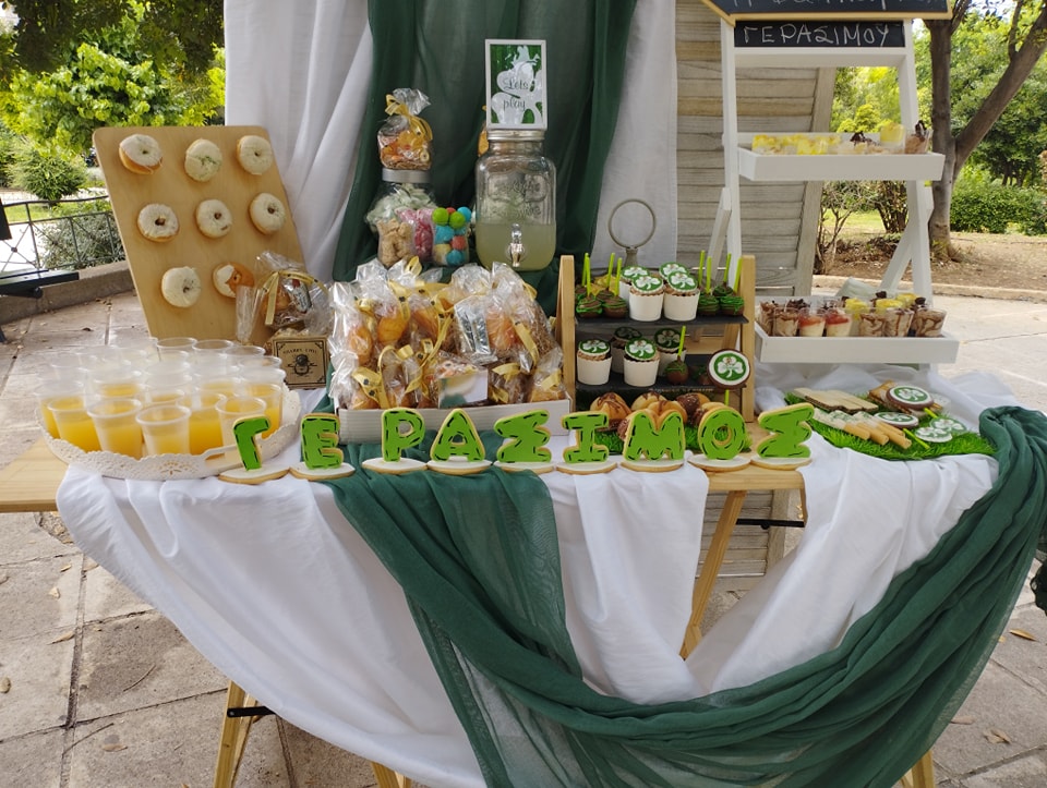 Candy bar 100 ατόμων με θέμα Παναθηναικός