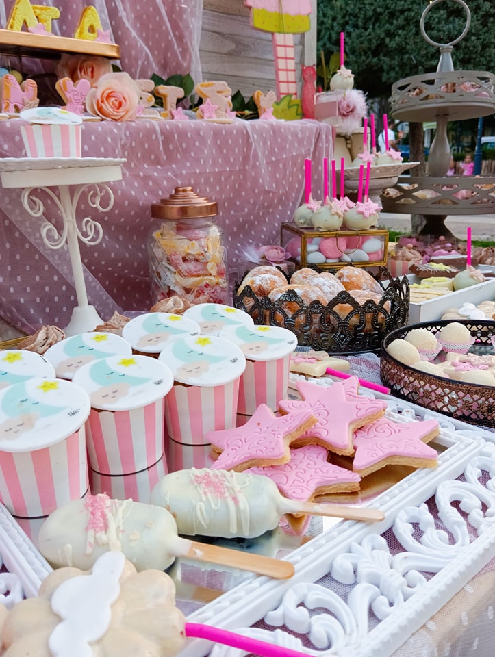 Candy bar 100 ατόμων με θέμα αστέρι