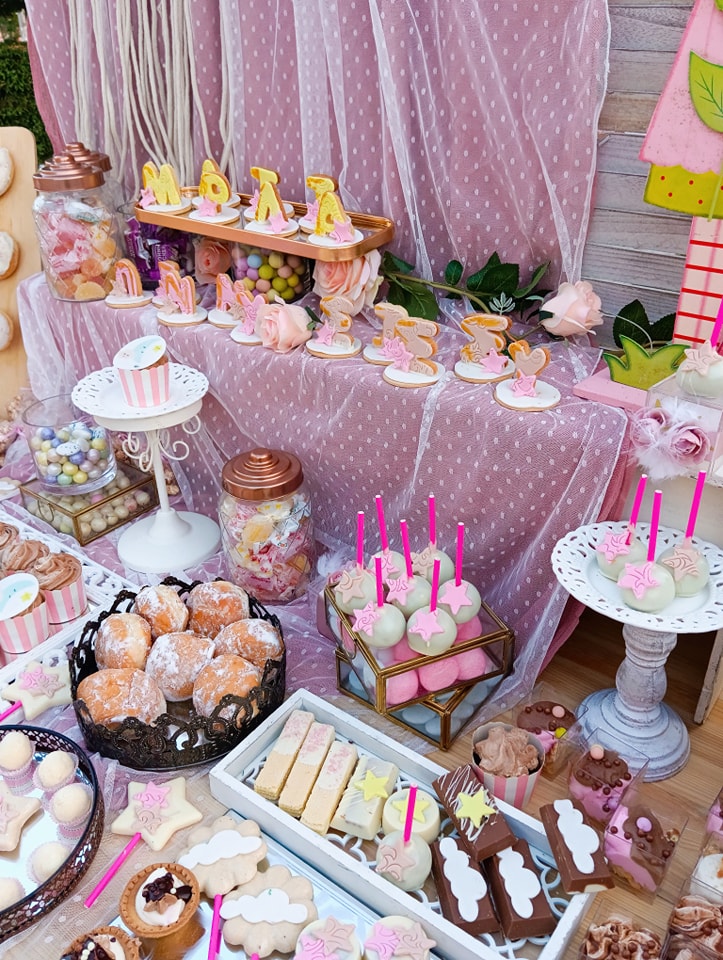 Candy bar 100 ατόμων με θέμα αστέρι