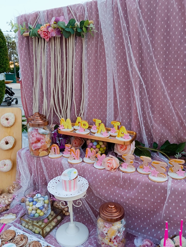 Candy bar 100 ατόμων με θέμα αστέρι