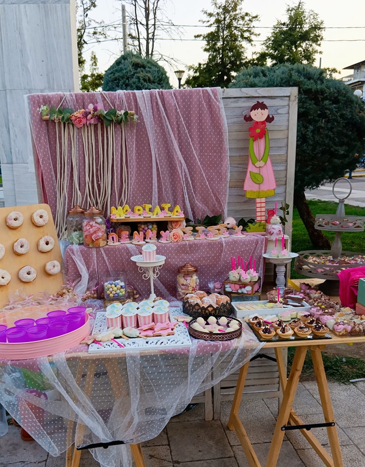 Candy bar 100 ατόμων με θέμα αστέρι