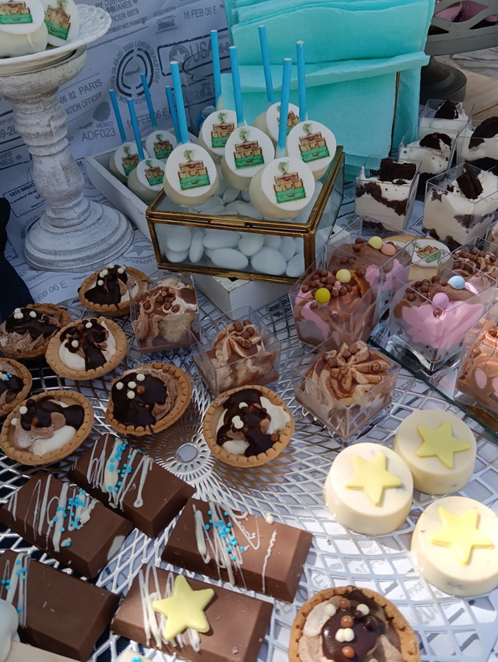 Candy bar 100 ατόμων με θέμα ταξίδια