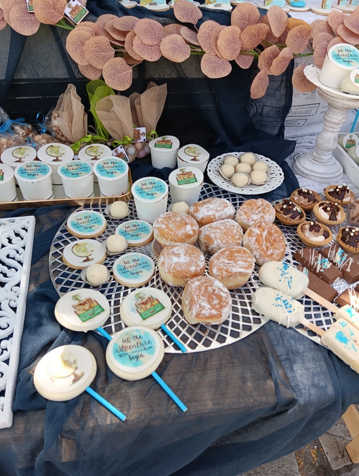 Candy bar 100 ατόμων με θέμα ταξίδια