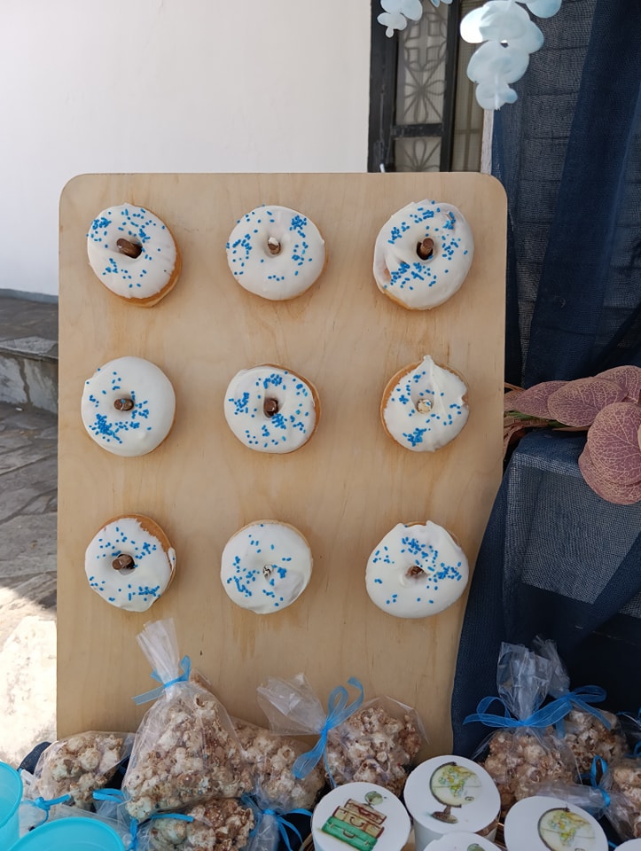 Candy bar 100 ατόμων με θέμα ταξίδια