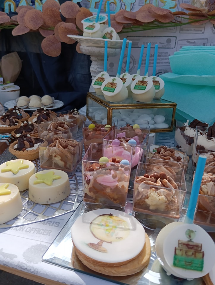 Candy bar 100 ατόμων με θέμα ταξίδια