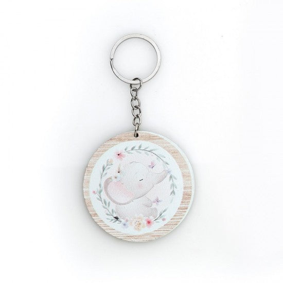 Μπομπονιέρα βάπτισης μπρελόκ με θέμα Ελεφαντάκι Model:ΜΠΤ-504