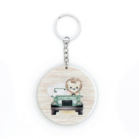 Μπομπονιέρα βάπτισης μπρελόκ με θέμα Σαφάρι Model:ΜΠΤ-505