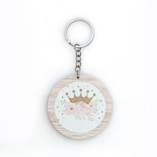 Μπομπονιέρα βάπτισης μπρελόκ με θέμα Κορώνα Model:ΜΠΤ-507