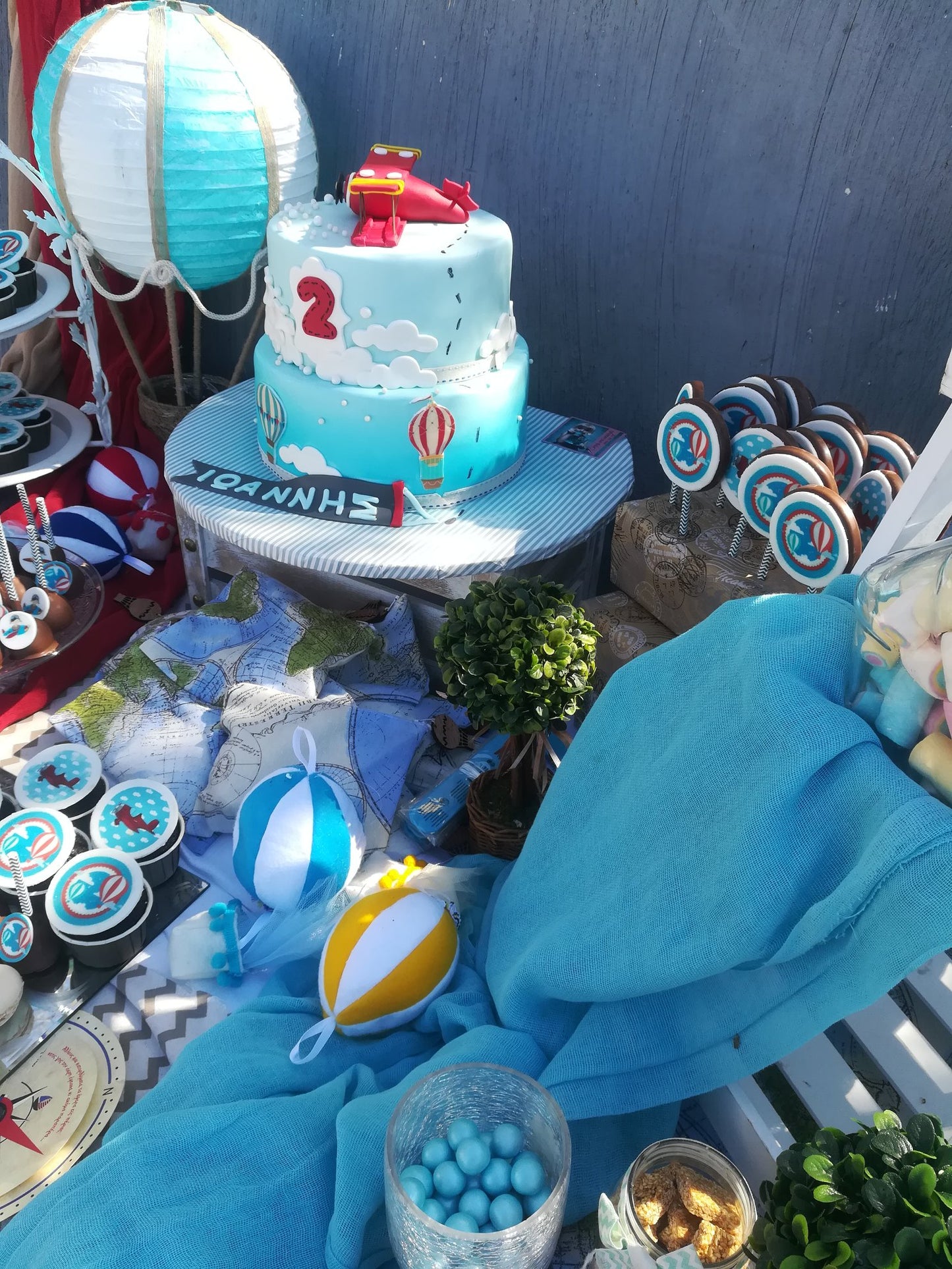 Candy bar 100 ατόμων με θέμα Ταξίδια