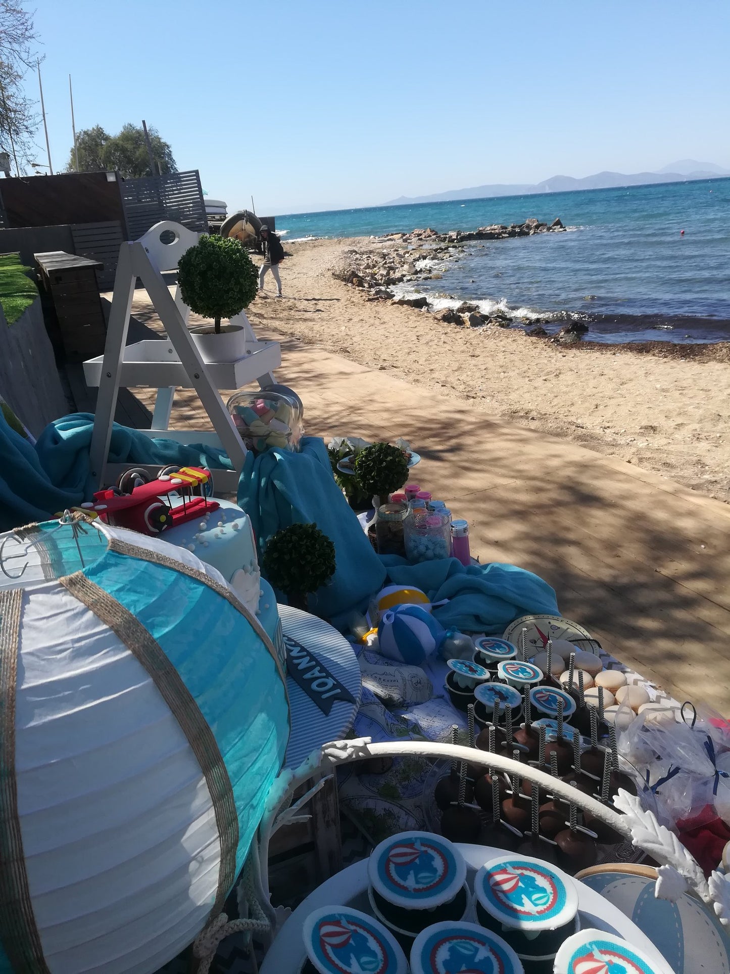 Candy bar 100 ατόμων με θέμα Ταξίδια