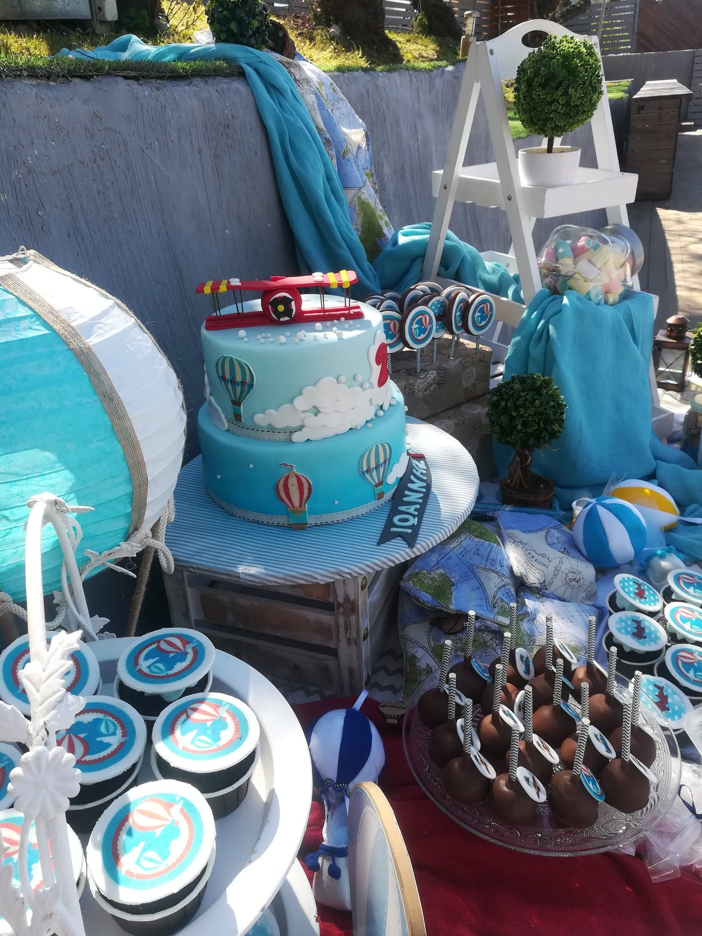 Candy bar 100 ατόμων με θέμα Ταξίδια