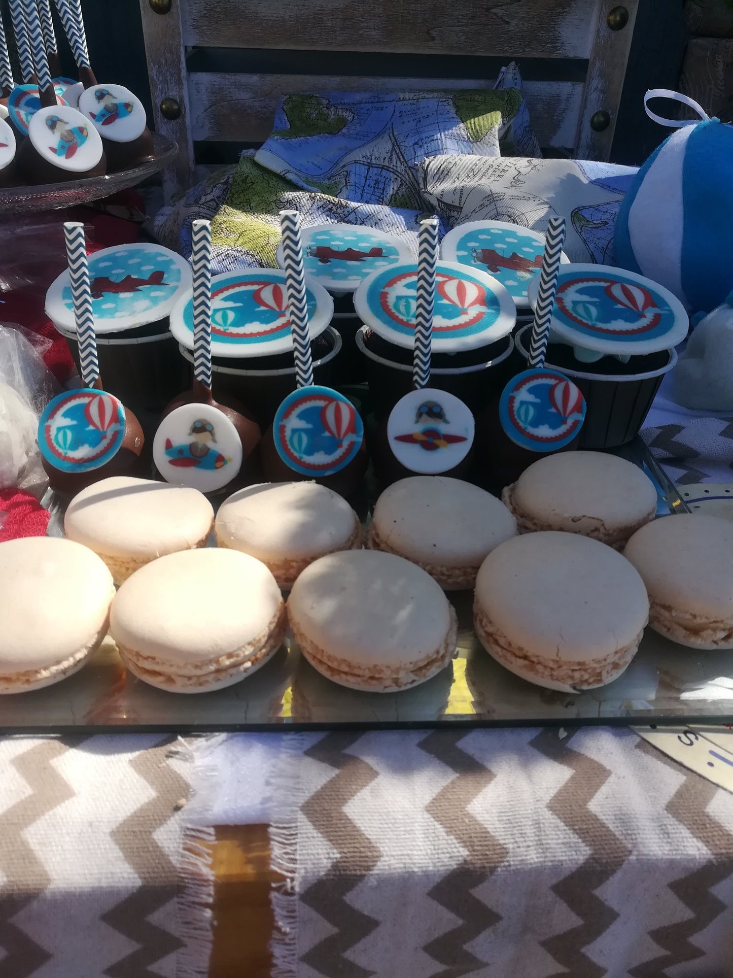 Candy bar 100 ατόμων με θέμα Ταξίδια