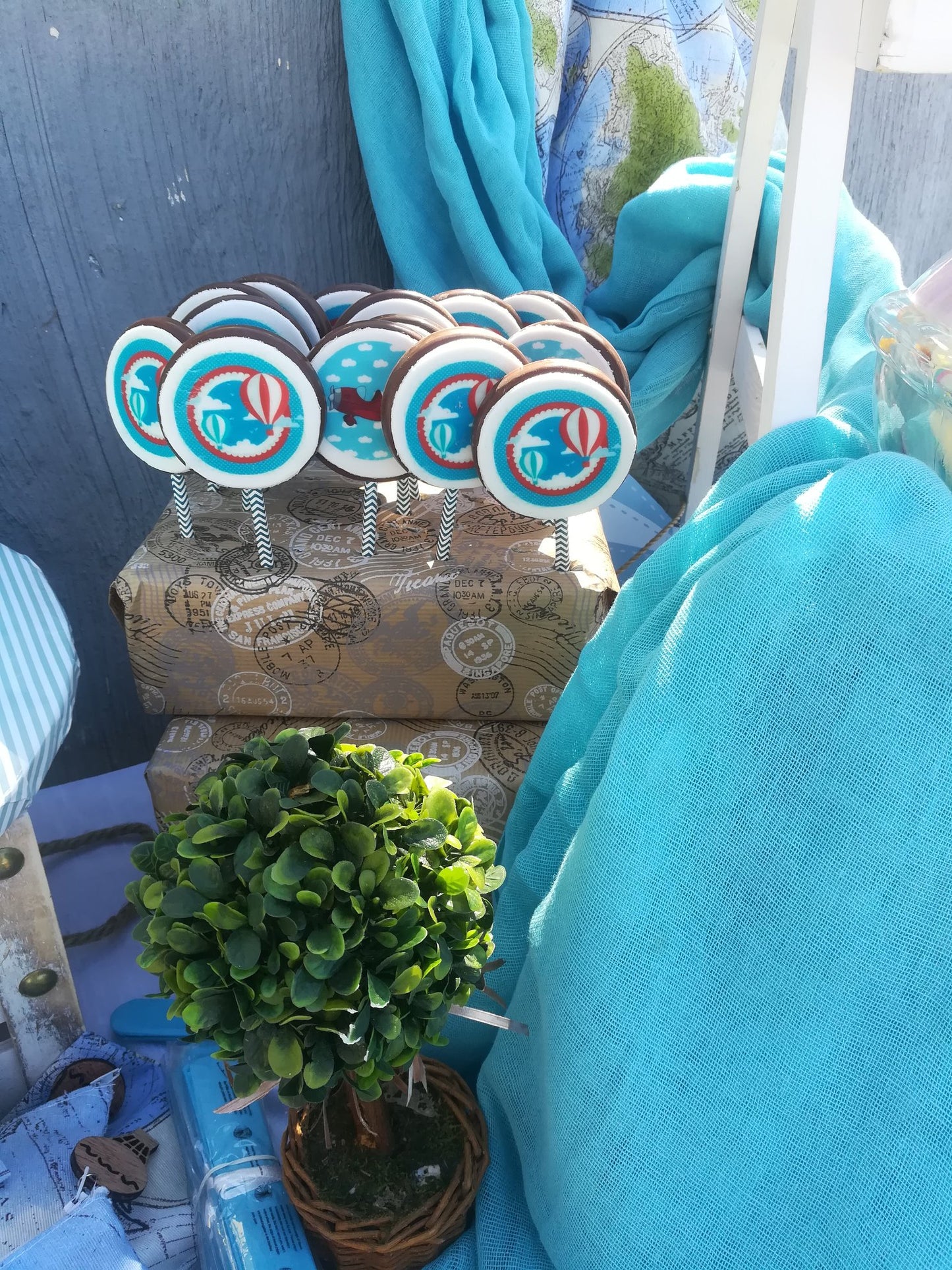 Candy bar 100 ατόμων με θέμα Ταξίδια