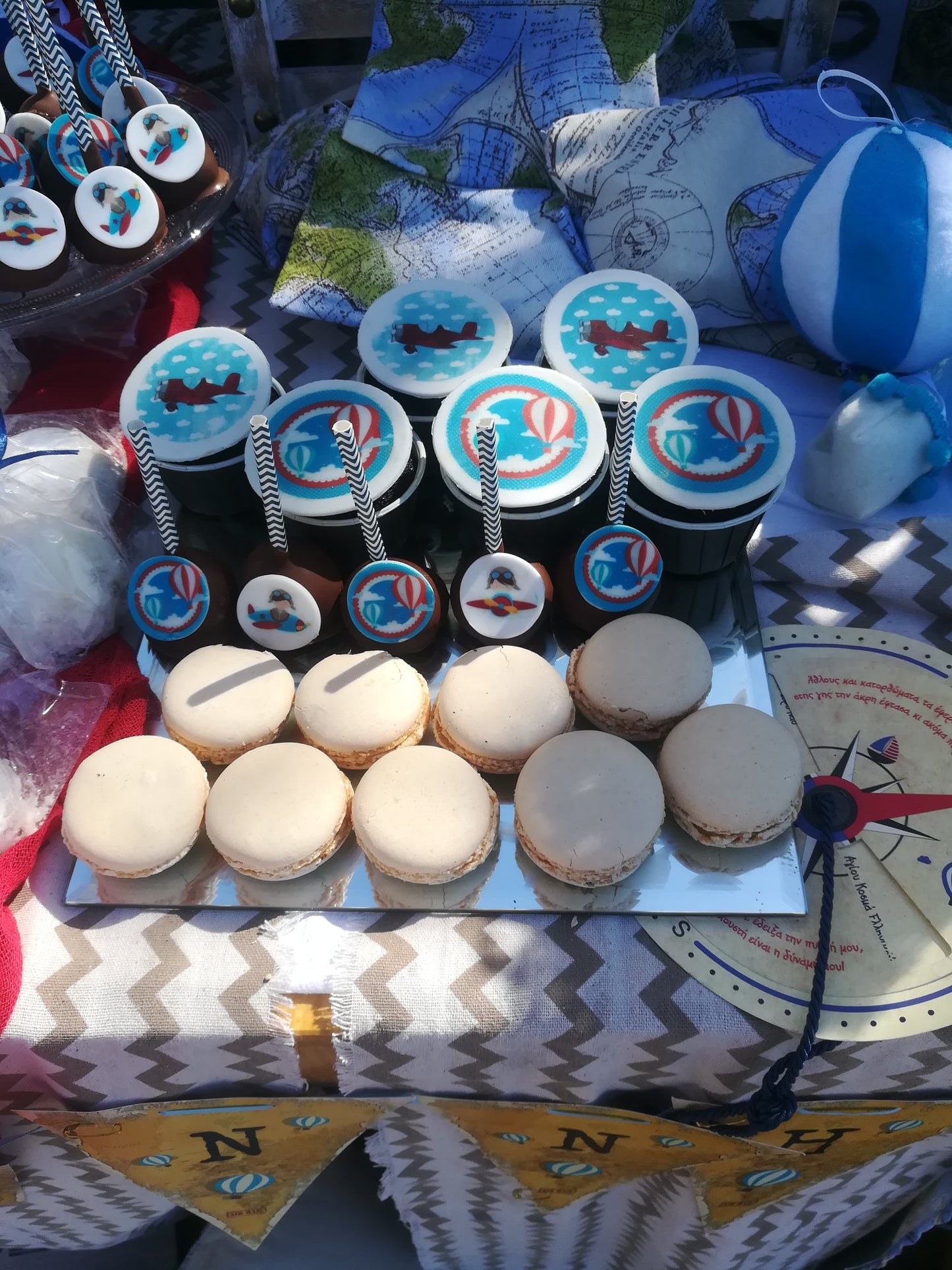 Candy bar 100 ατόμων με θέμα Ταξίδια