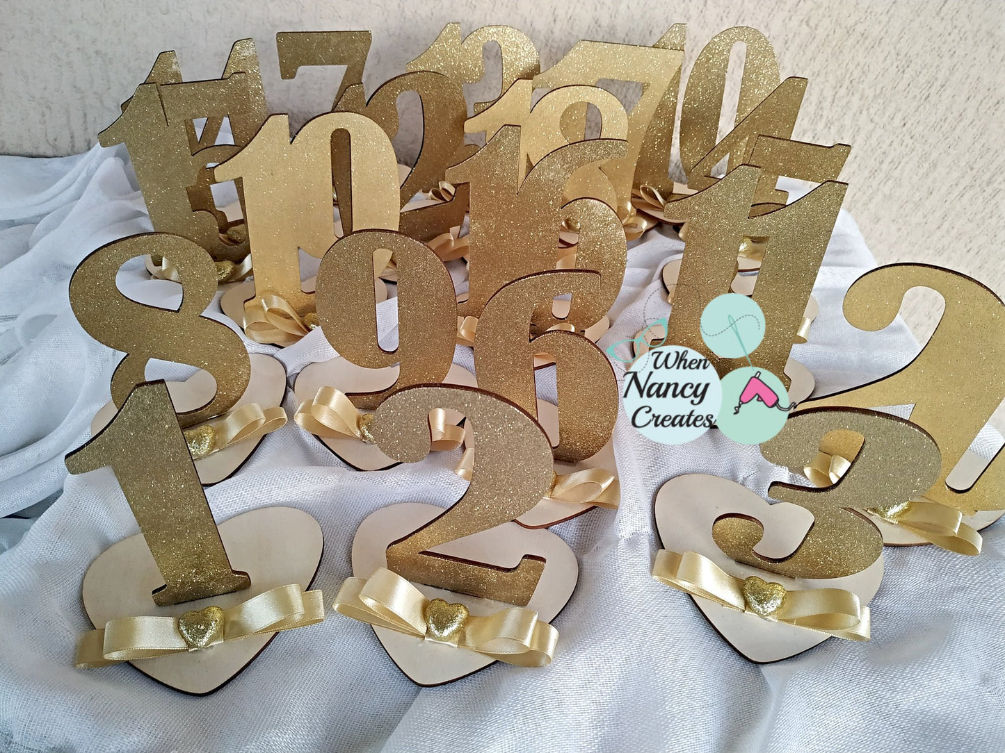 Center pieces για αρίθμηση τραπεζιών