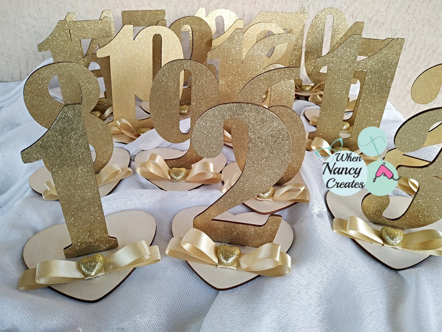 Center pieces για αρίθμηση τραπεζιών
