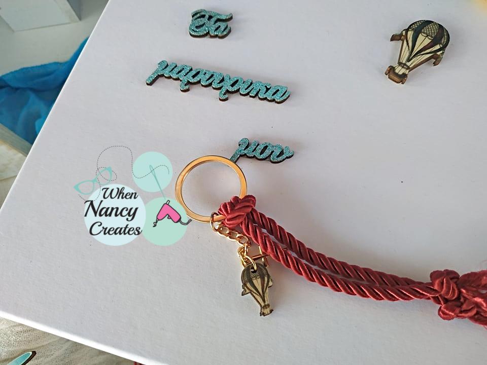 Πακέτο βάφτισης με θέμα αερόστατο και ταξίδια