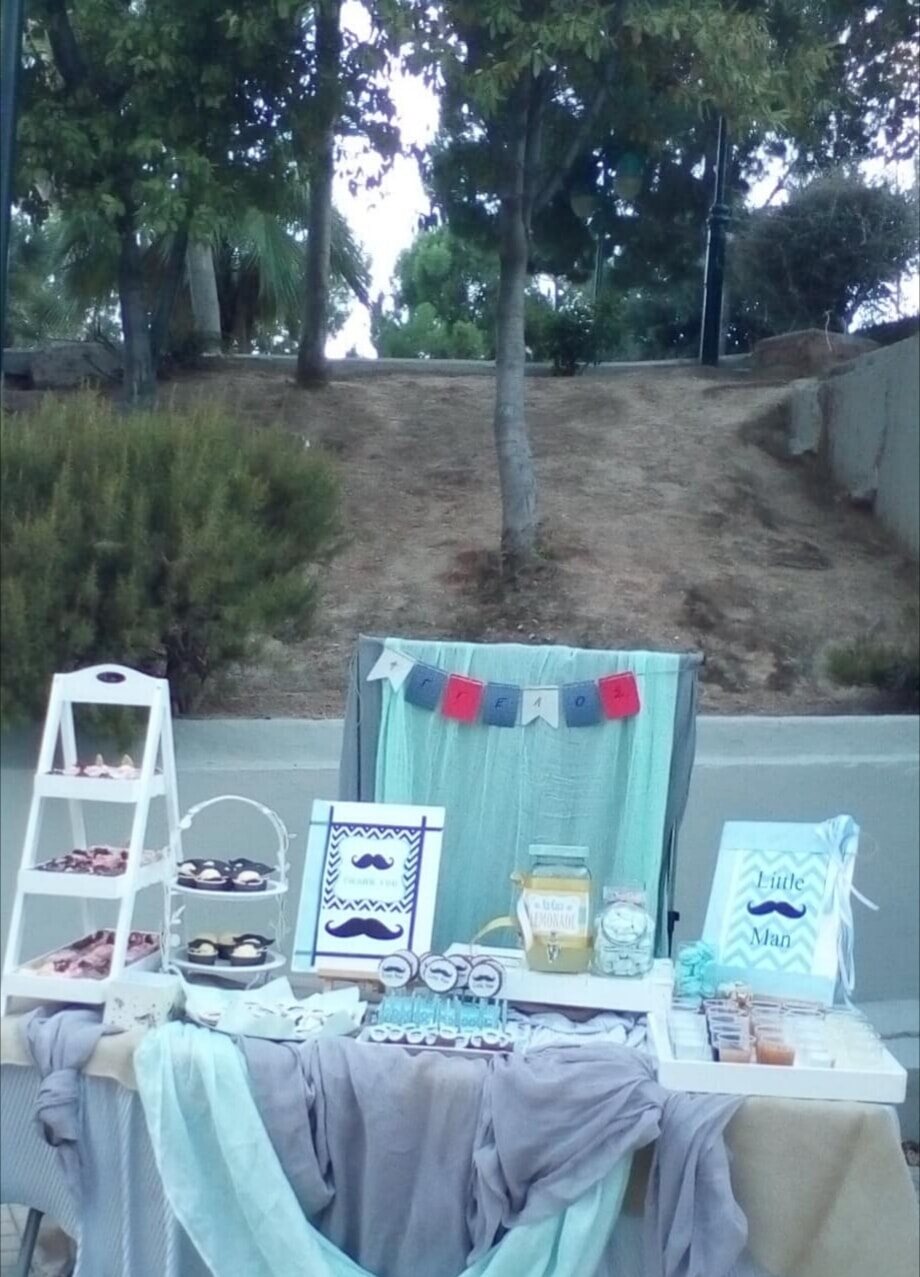 Candy bar 100 ατόμων με θέμα Little man
