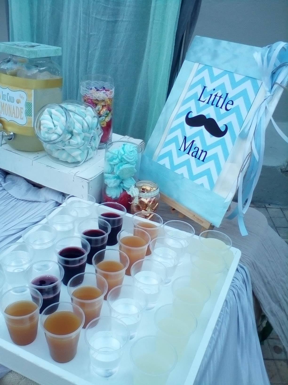 Candy bar 100 ατόμων με θέμα Little man