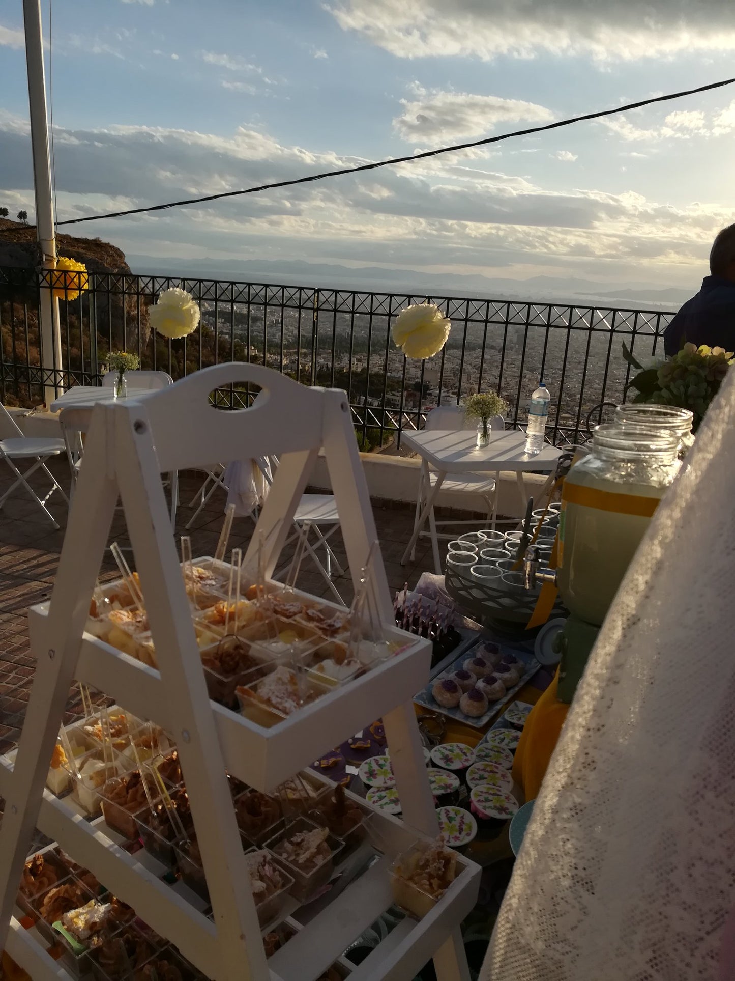 Candy bar 100 ατόμων με θέμα Λουλούδια
