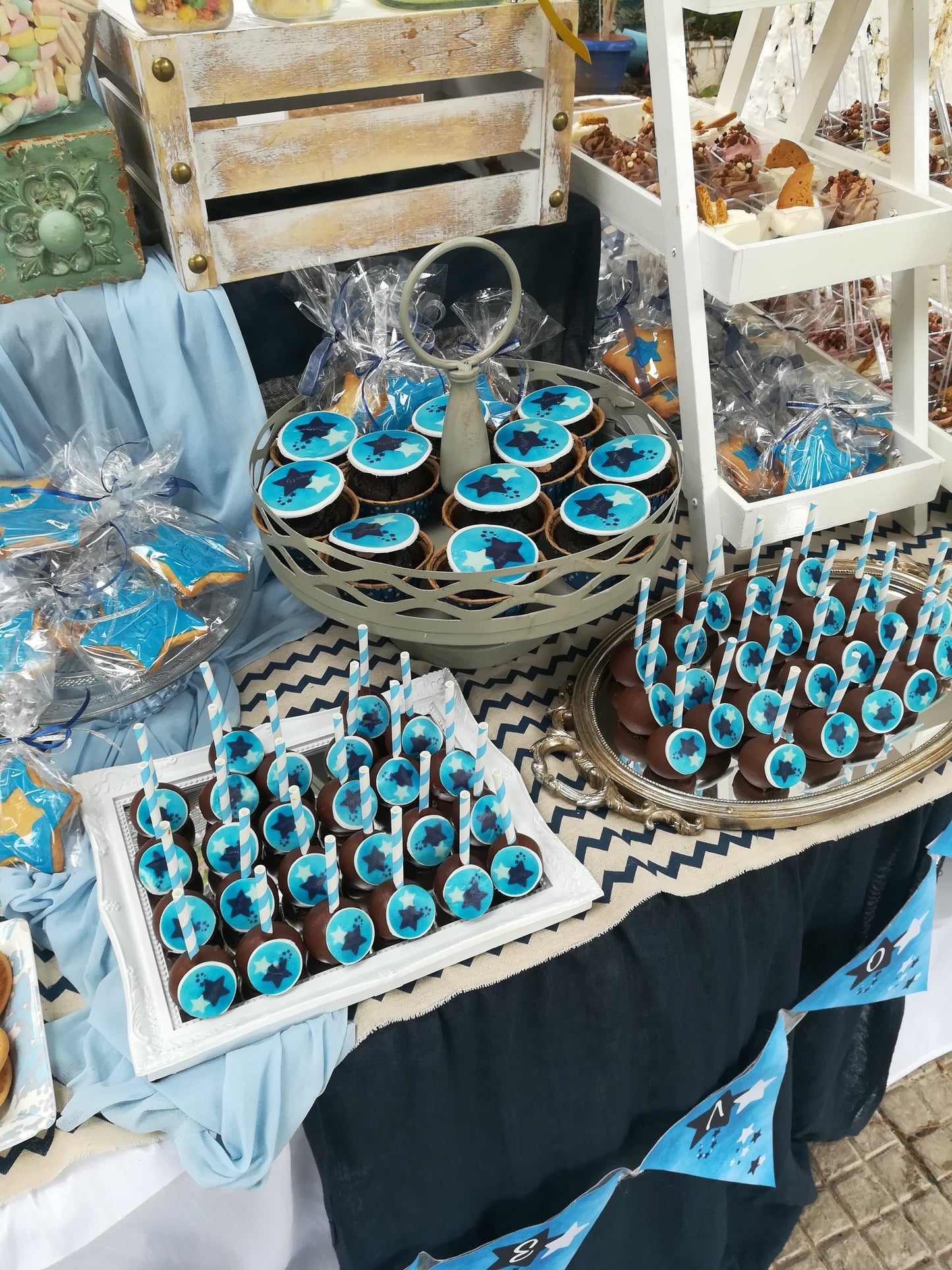Candy bar 100 ατόμων με θέμα Αστέρι