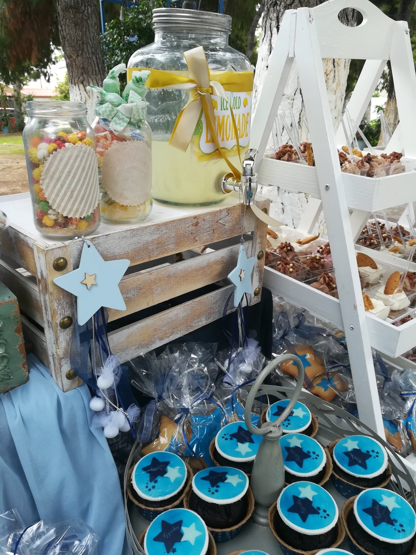 Candy bar 100 ατόμων με θέμα Αστέρι