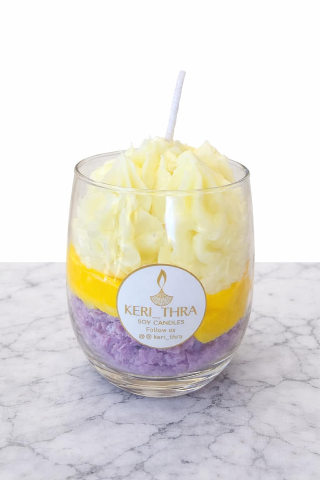 Αρωματικό Κερί Σόγιας Lemon Mousse 350gr