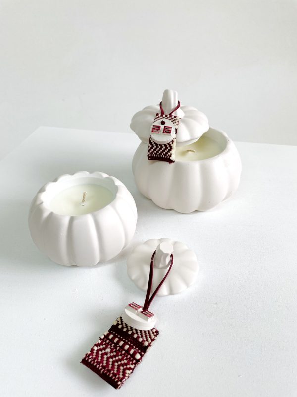 Κουτάκι κερί κολοκύθα μικρή Έλενα Μανάκου