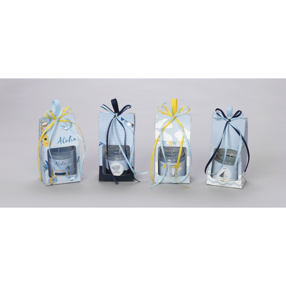 Μπομπονιέρα χάρτινό τσαντάκι με αρωματικό κερί σε διαφορά σχέδια Model:ΧΑΤ-68-67-63-86