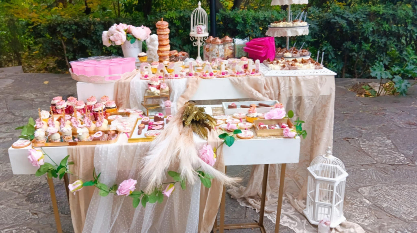Candy bar 100 ατόμων με θέμα Κοριτσάκι
