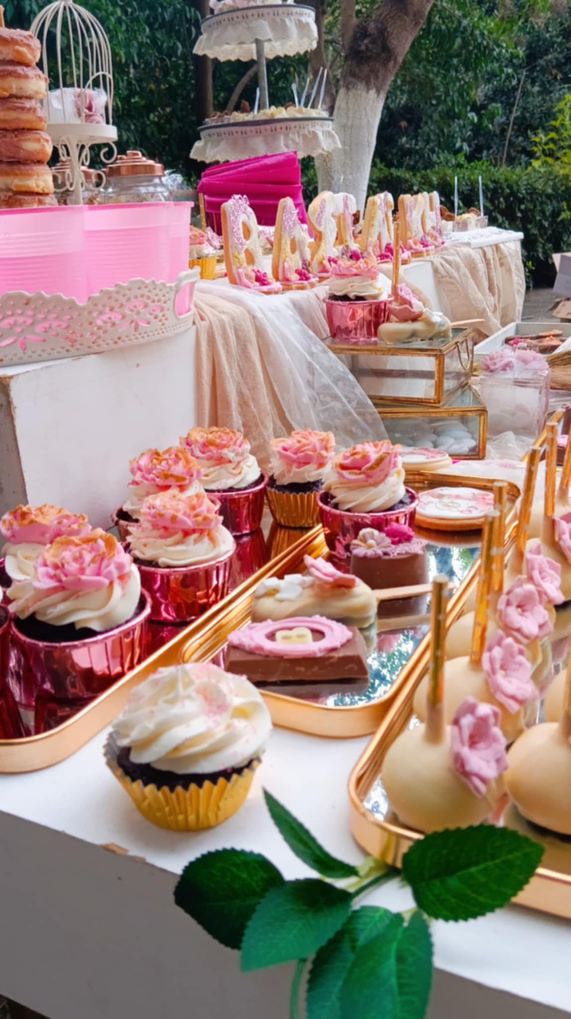 Candy bar 100 ατόμων με θέμα Κοριτσάκι