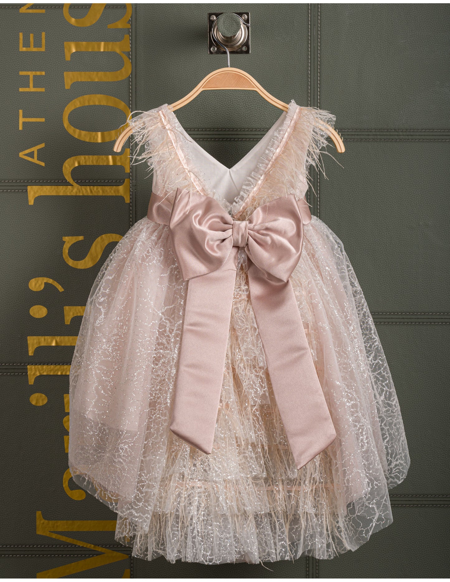 Βαφτιστικό φόρεμα Marilli's House Collection 2025 Κωδικός 2521085