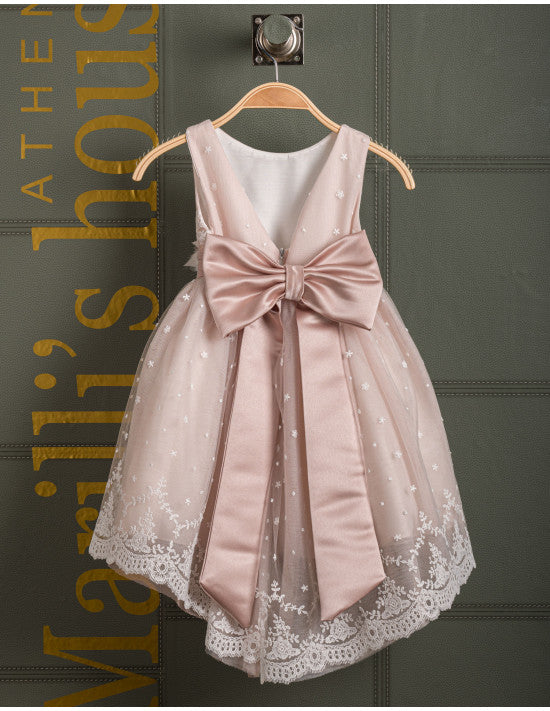 Βαφτιστικό φόρεμα Marilli's House Collection 2025 Κωδικός 2515370