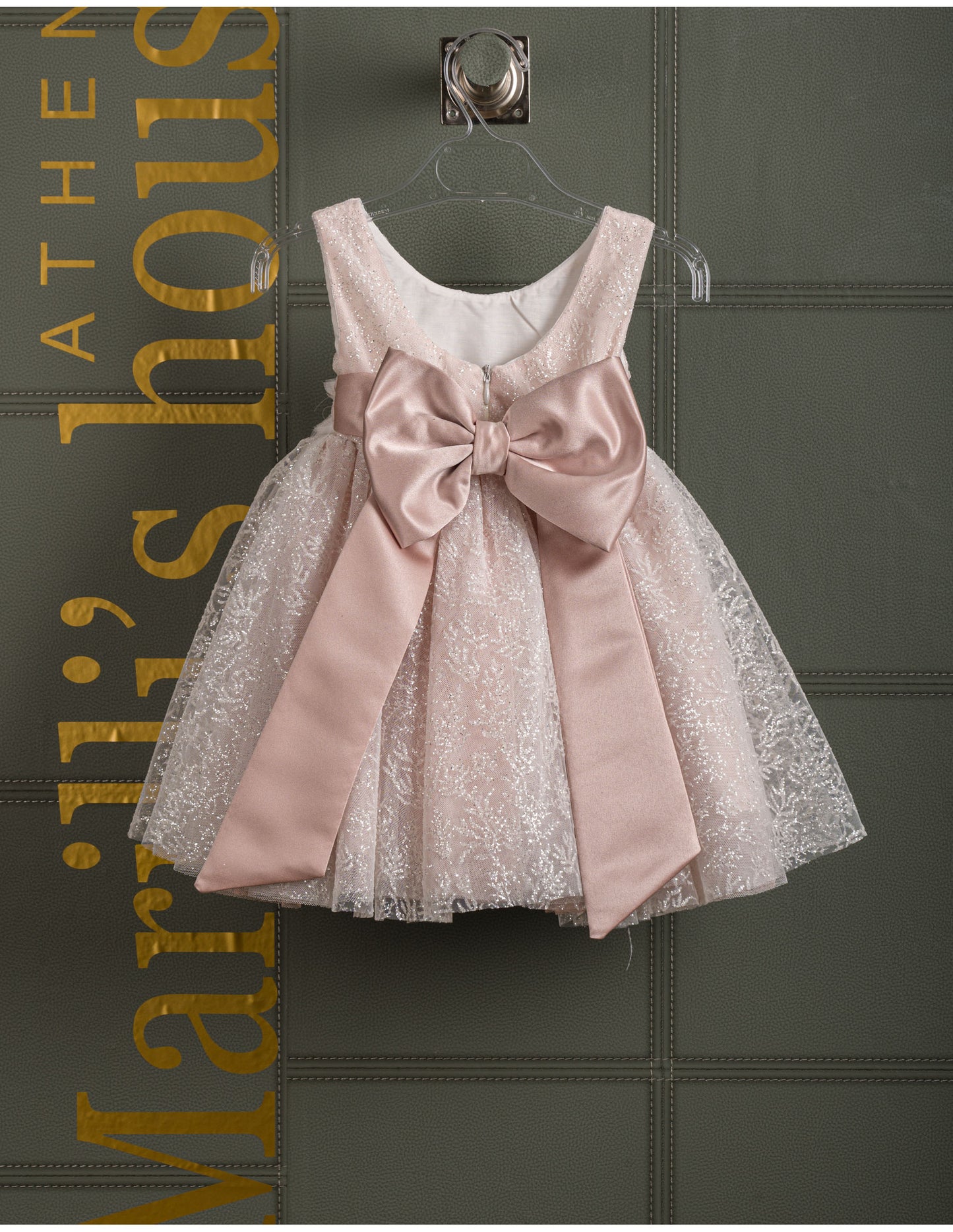 Βαφτιστικό φόρεμα Marilli's House Collection 2025 Κωδικός 2523060