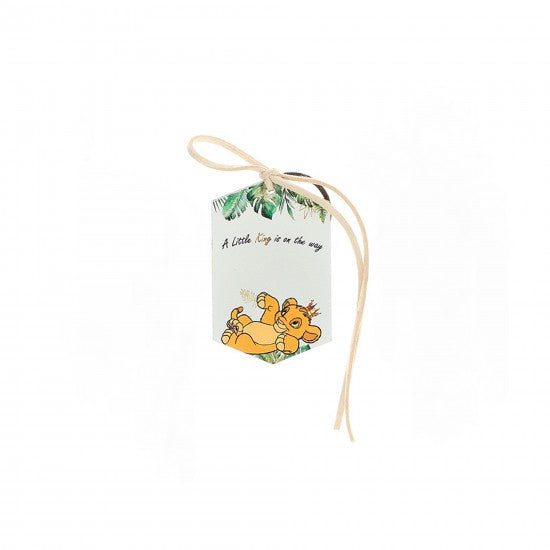 Μπομπονιέρα ξύλινο μπρελόκ σχέδιο Simba Model:ΜΟ-36