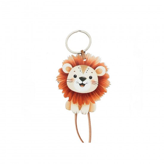 Μπομπονιέρα χειροποίητο ξύλινο μπρελόκ σχέδιο λιονταράκι Model:ΔΜΠ-12