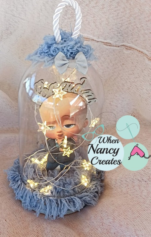 Φωτιστικό Led καμπάνα με θέμα Baby boss
