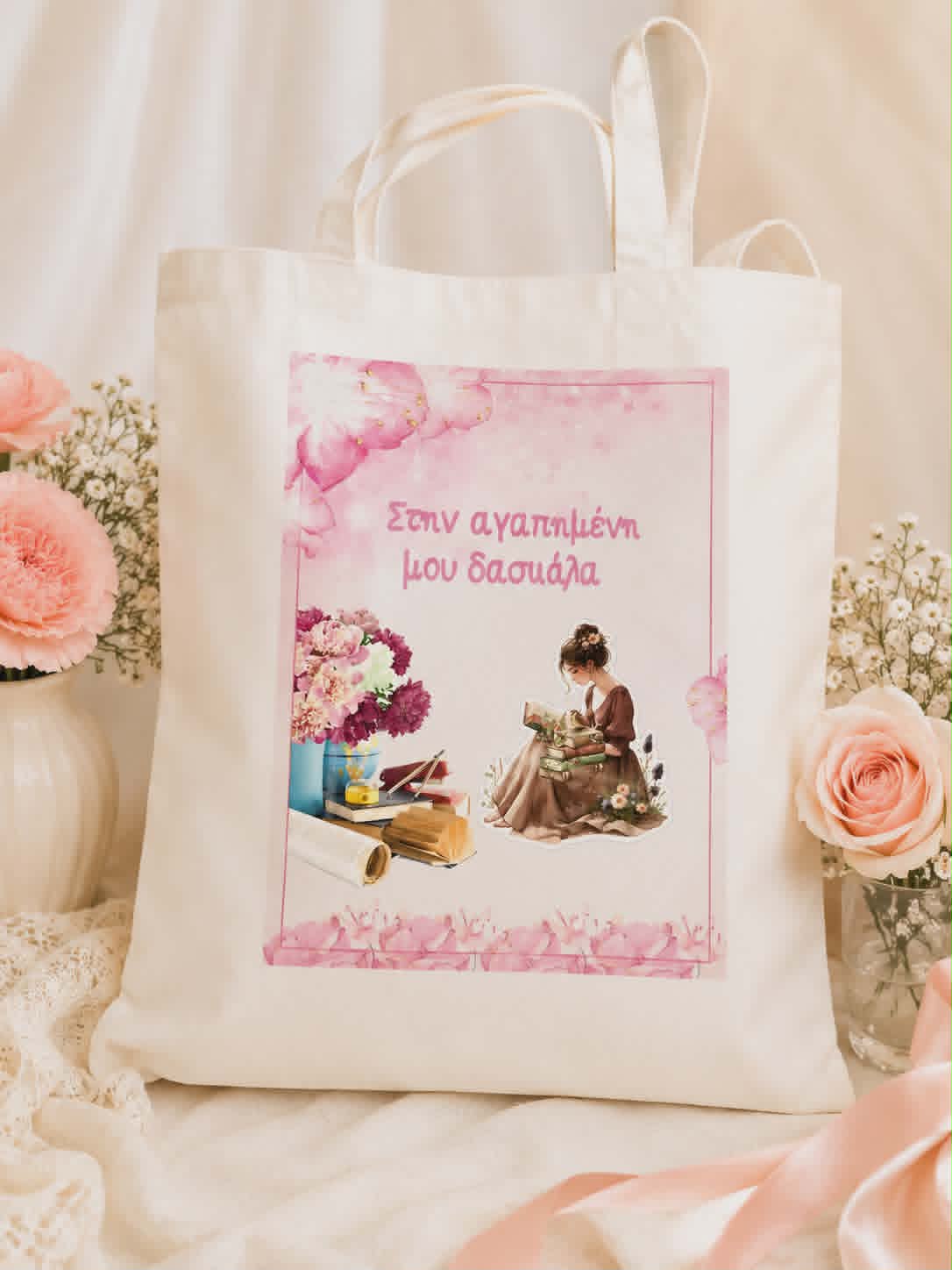 Τσάντα Αγορών “Στην αγαπημένη μου δασκάλα”