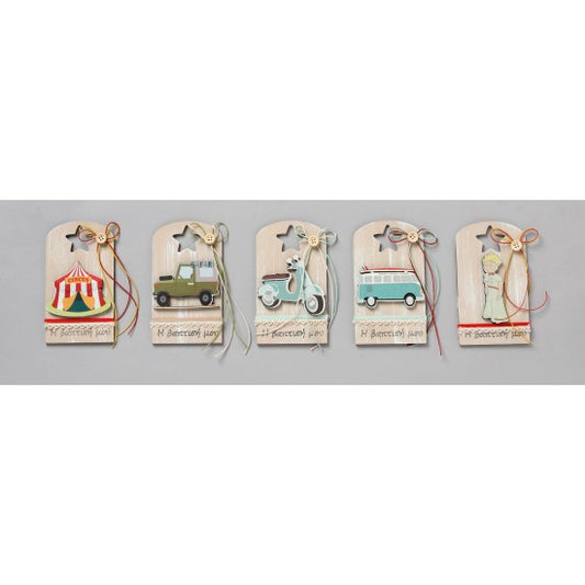 Μπομπονιέρα βάπτισης ξύλινή βάση με σαπουνάκι και φιγούρα Model:ΣΒΤ-24-27-29-23-22