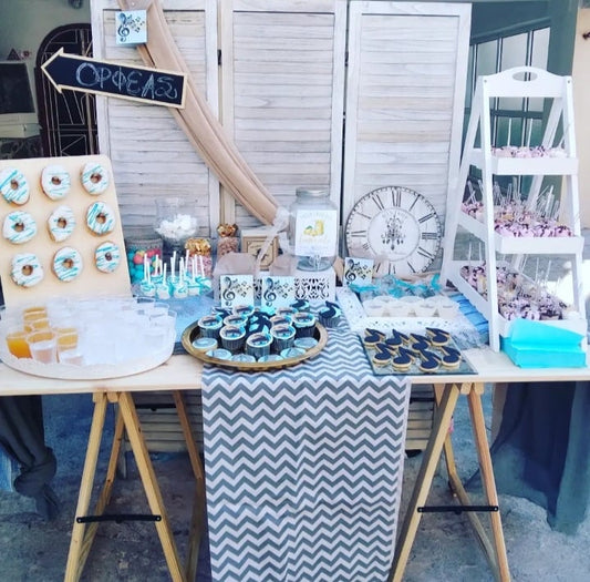 Candy bar 100 ατόμων με θέμα Πιάνο